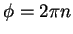 $\phi=2\pi n$