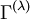\Gamma^{(\lambda)}\,
